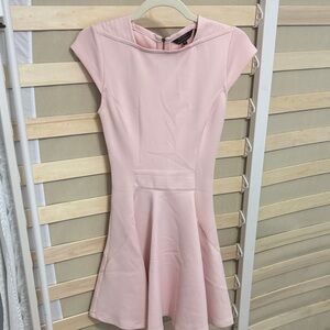 Ted Baker London Blush Cap Sleeve Mini Dress